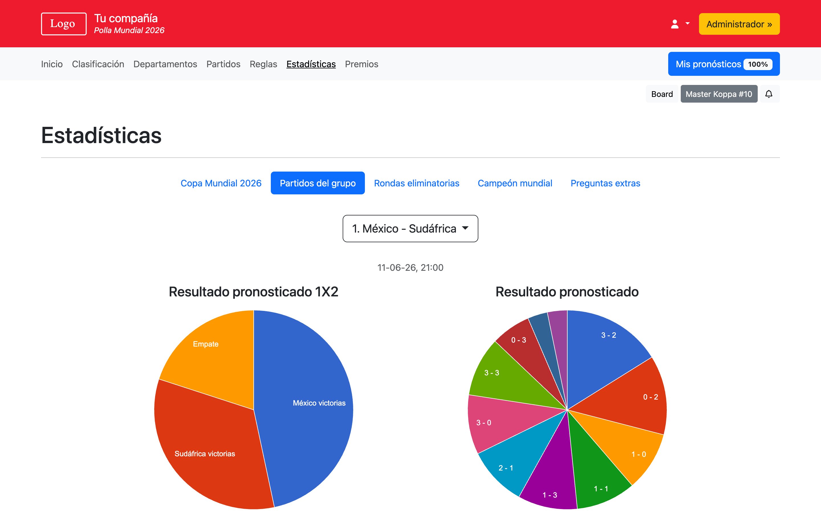 Polla Mundial 2026 - Copa Mundial 2026