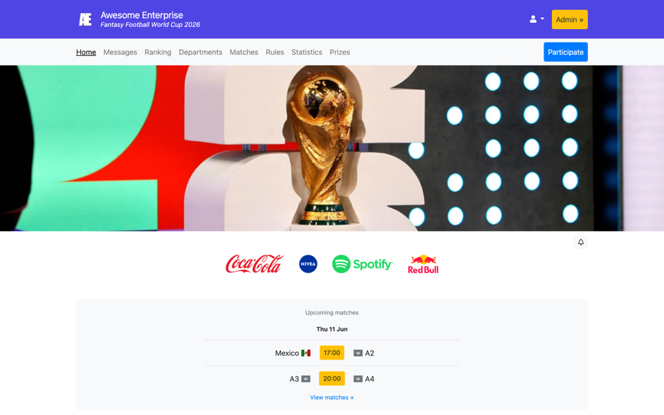 Inicio y resumen de pronósticos